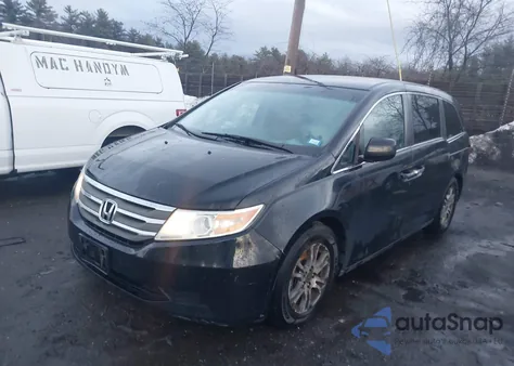 2012 Honda Odyssey Ex from USA, damaged, VIN 5FNRL5H48CB075702